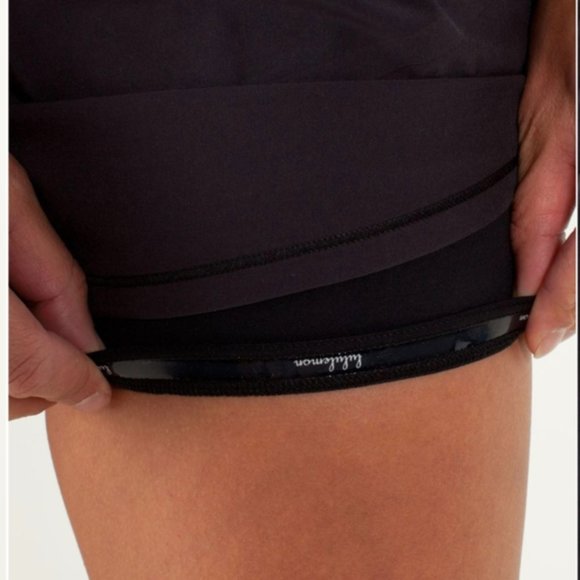 Lululemon Run: Breeze By Skirt Black - Picture 6 of 15